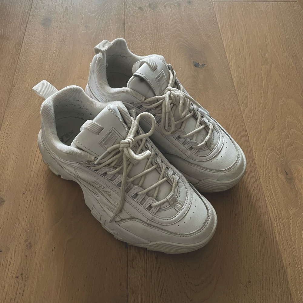 Fila disruptor ii premium platform leather sneaker